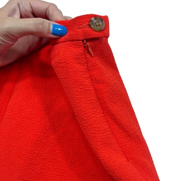 Rachel Comey Red Crepe Pants Trouser Lipstick Red Size 6 - Picture 8 of 8